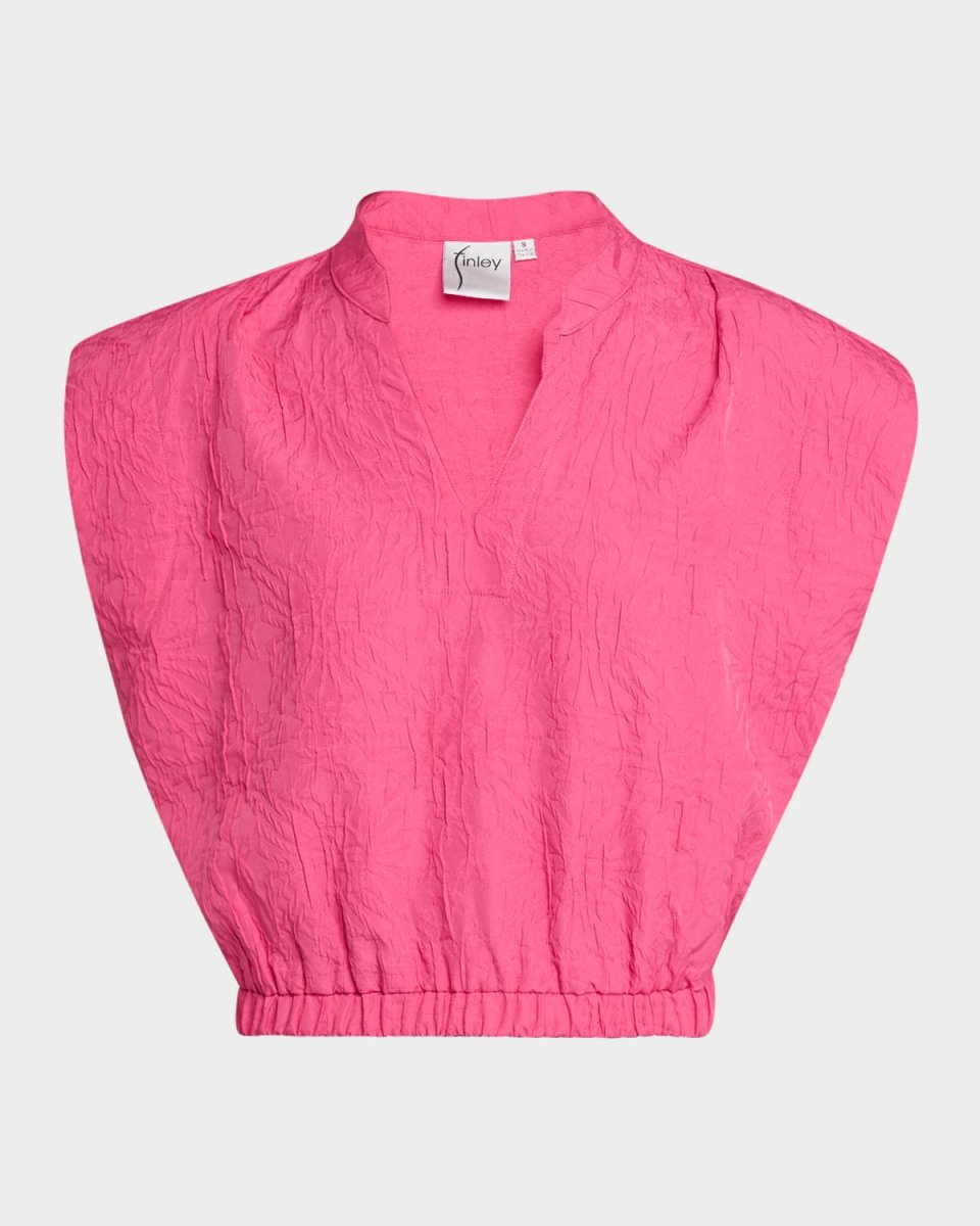 Pearl Boxy Textured Jacquard Top
